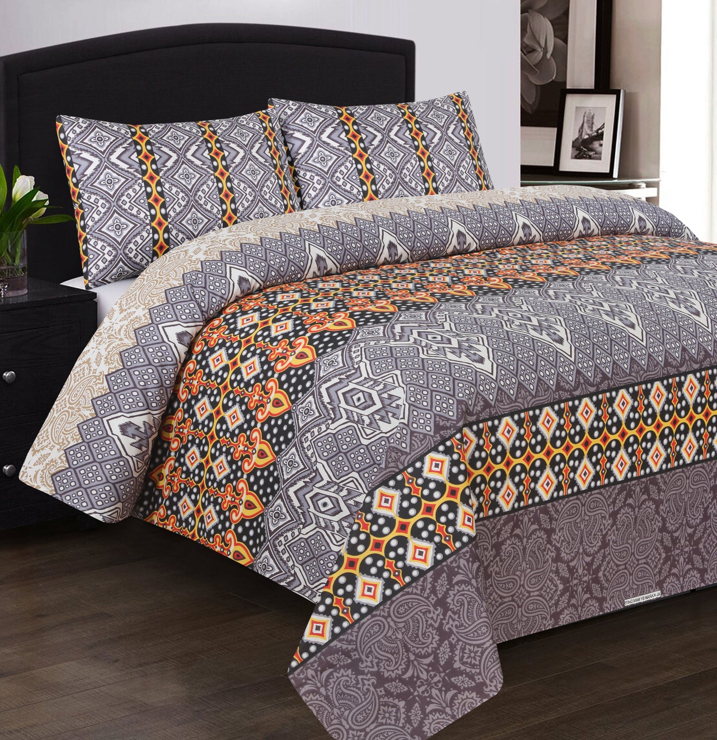 Geometric Bed Sheet Set