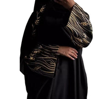 Embroidery Outerwear Abaya Robe