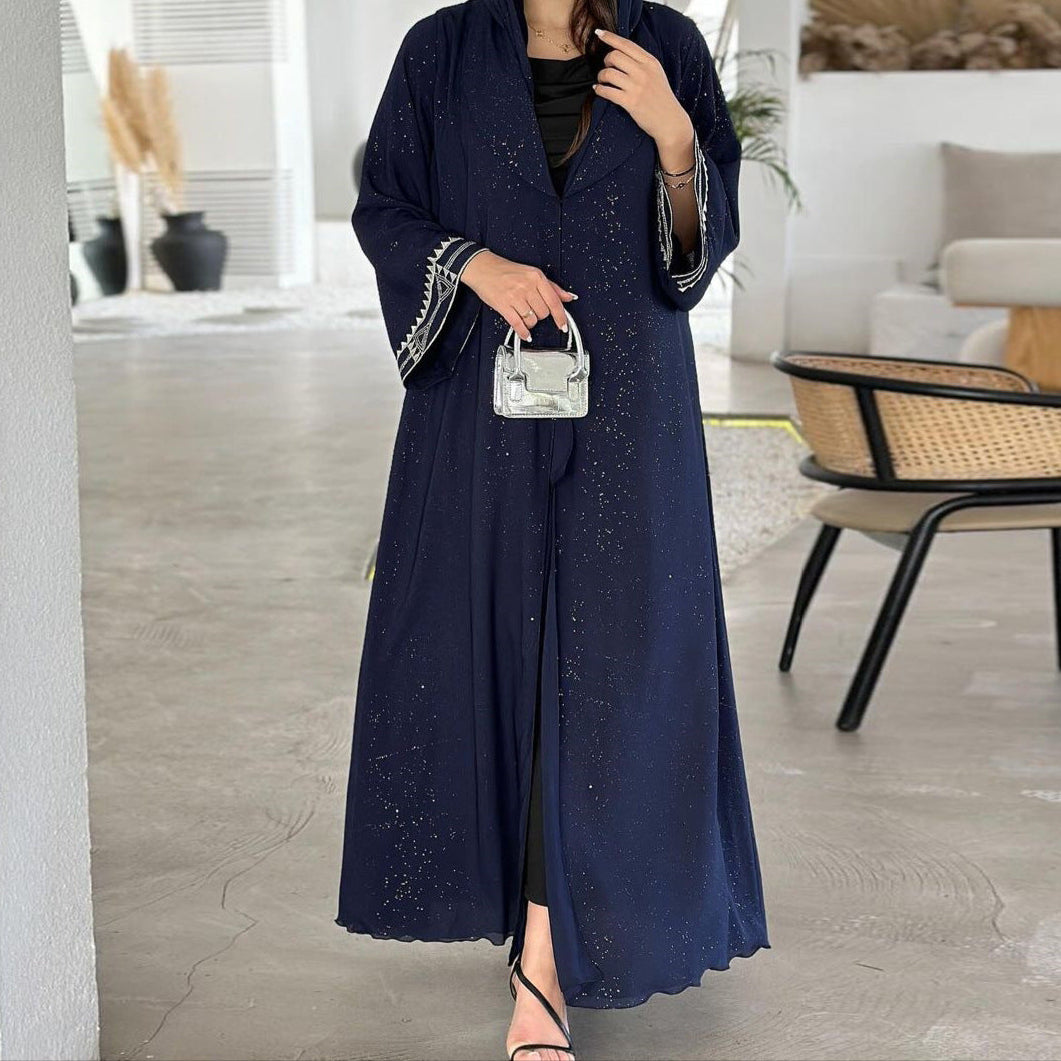 Modest Women's Arab Abaya Cardigan Robe