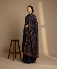 SARINNAH PREMIUM D45-FORMAL HEAVY EMBROIDED KARANDI SHAWL.