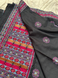 Sarinnah Premium D60-Luxury Formal Heavy Embroidered Karandi Shawl.