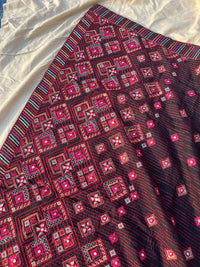 Sarinnah Premium D74-Luxury Formal Heavy Embroidered Karandi Shawl.