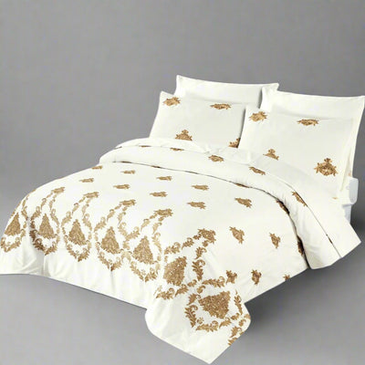 Embroidered Duvet Cover Set (Luxury Sateen)
