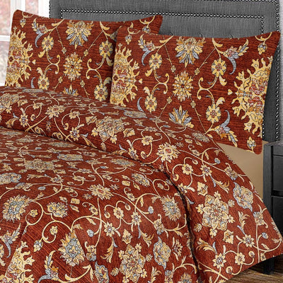 Fade Brown Bed Sheet Set Sateen